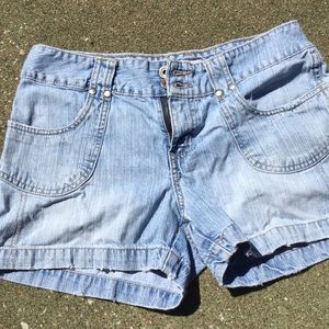 Hydraulic jean shorts